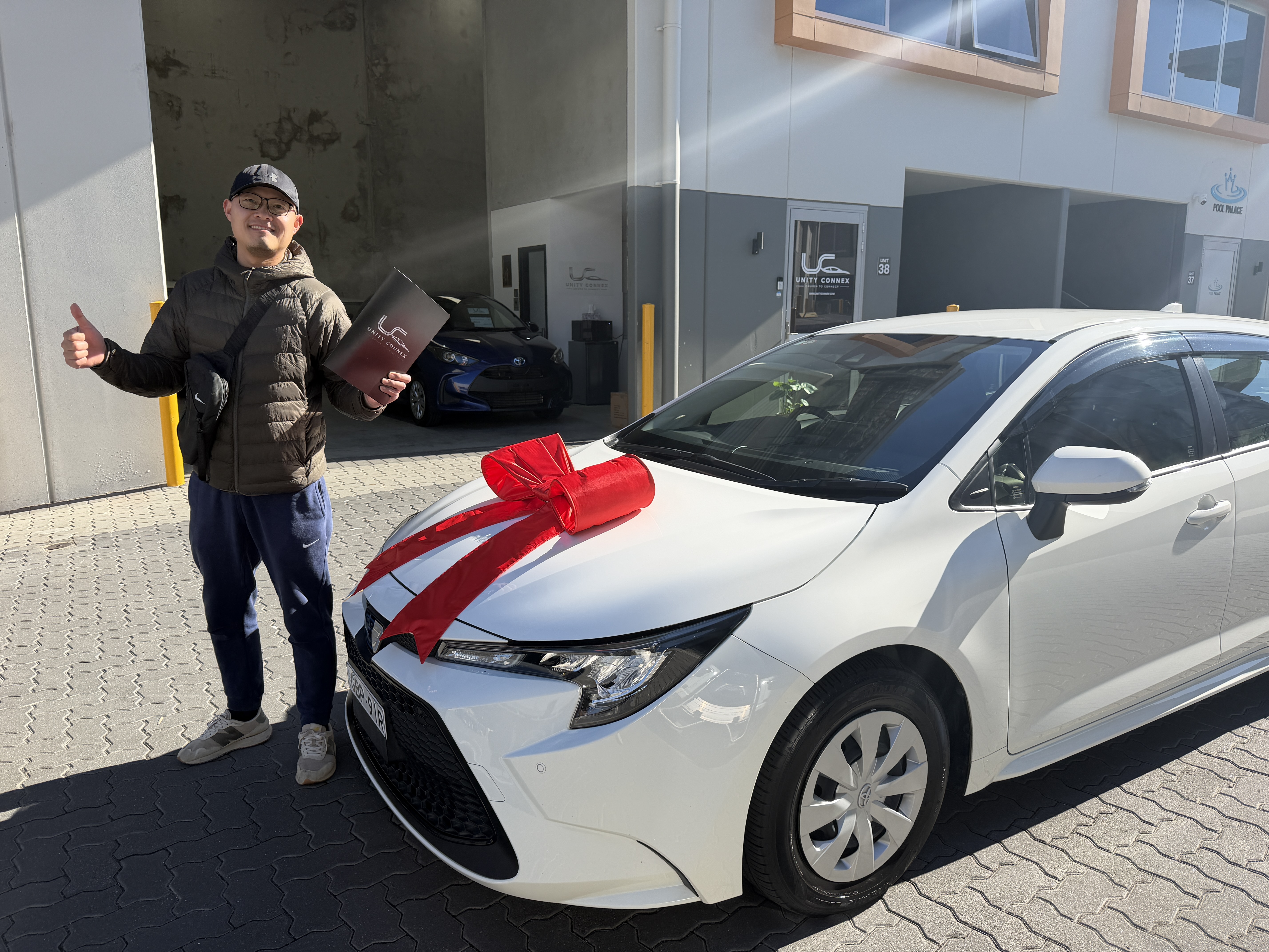 Jax with his 2020 Toyota Corolla Touring