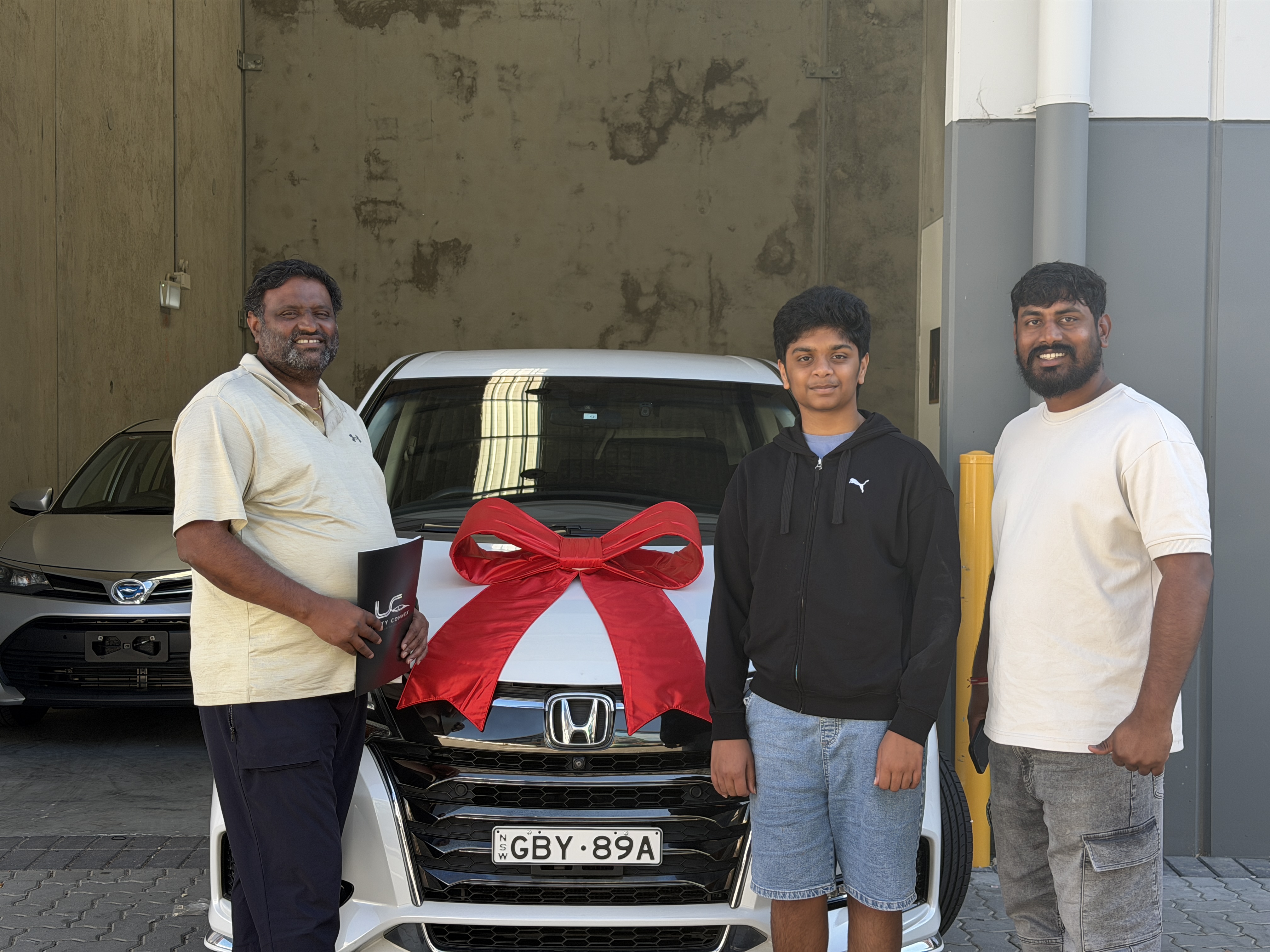Prashanth with his 2020 Honda Odyssey