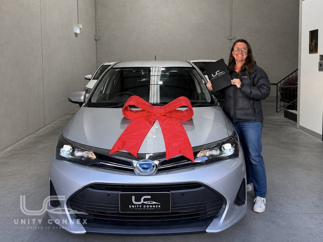 Kate with 2022 Toyota Corolla Fielder